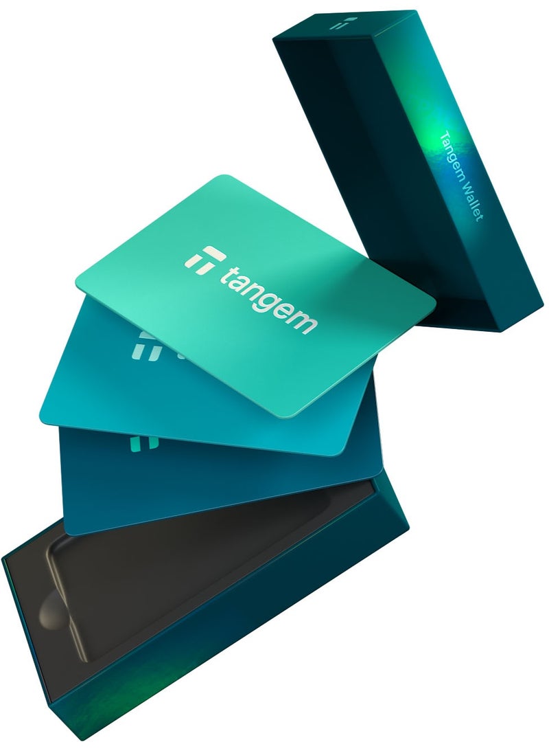 tangem Crypto Hardware Wallet 2.0 [PACK OF 3 Cards] - Electra Sea  - Image 3