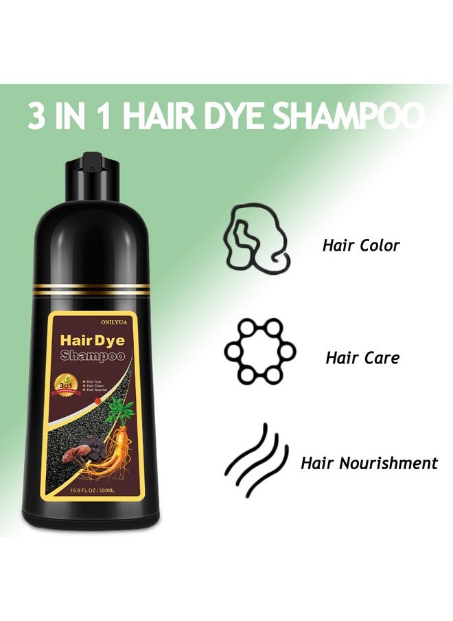 Agthyuve - Hair Dye Shampoo 3 In 1 Blonde Brown Hair Dye 16.9 Fl Oz Blonde Brown Hair Shampoo Semipermanent Hair Dye Shampoo Easy To Use Effect In 5 Minutes Lasts 30 Days Hair Color Shampoo (Blonde Brown) - Image 1