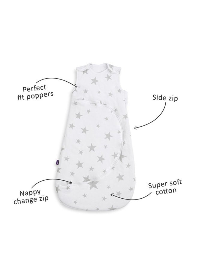 Snuz Pouch Baby Sleeping Bag With Zip For Easy Nappy Changing From 6-18 Months, 1.0 Tog  - Image 2