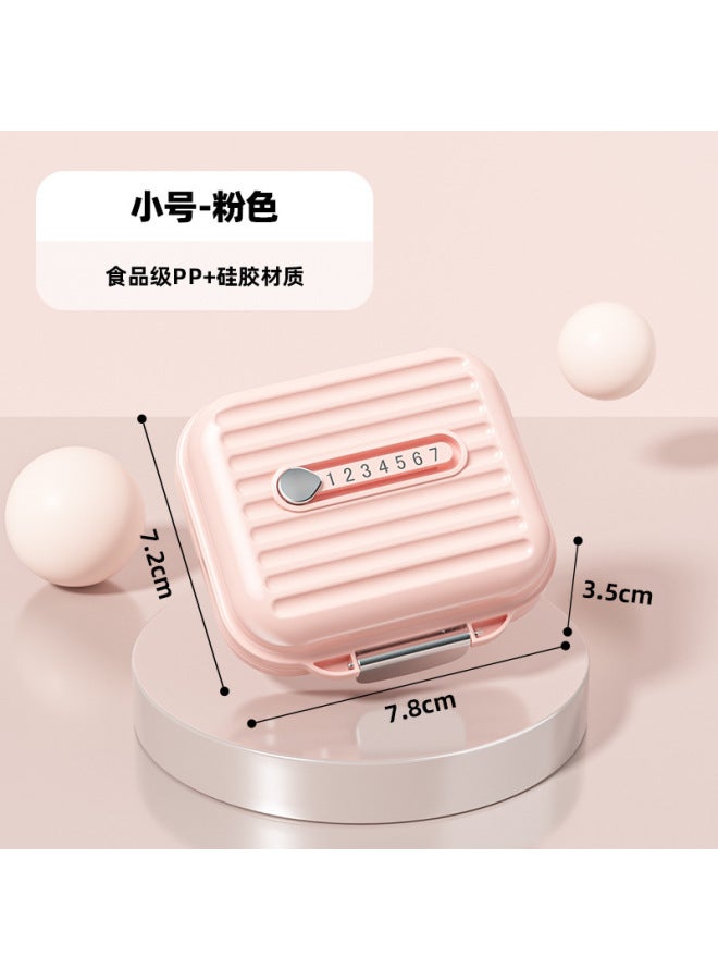 Simple Carry-on Medicine Box Packer Portable Time-keeping Medicine Sub-dispenser Multi-color elry Box Storage Box