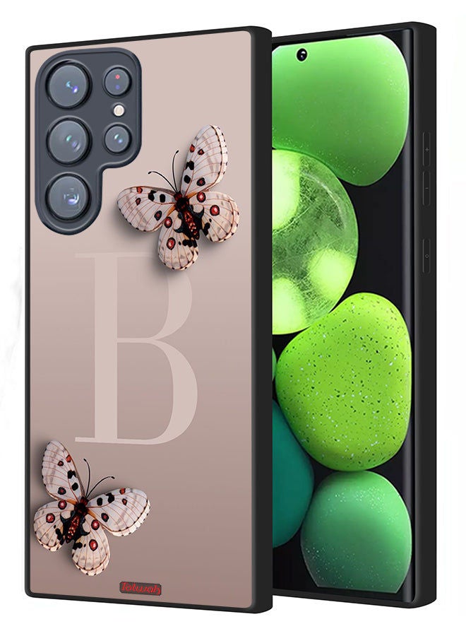 Tolwak غطاء حماية لهاتف سامسونج جالاكسي S22 ألترا 5G بتصميم الفراشات - Image 1