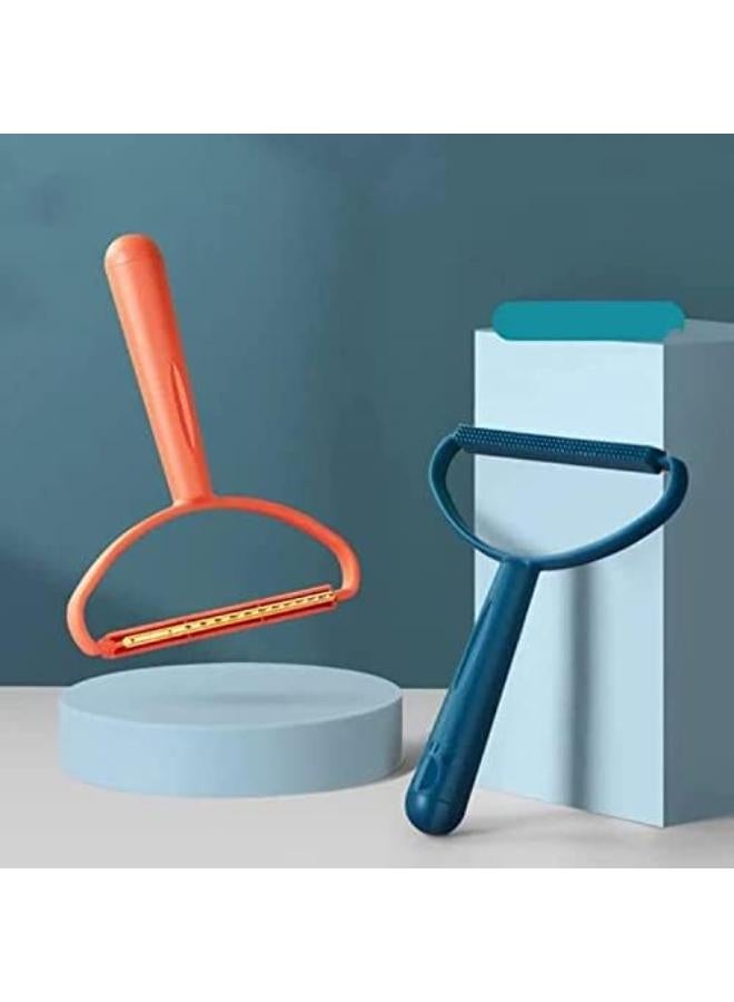 2 Pack Portable Lint Remover For Clothes Fuzz-Reusable Lint Roller For Dog Or Pet Hair Remover For Laundry Couch Dust-Lint Shaver For Protecting Carpet-Floor Mat-Couch-Clothes-Sweater-Carpet (2 Pcs) - Image 1