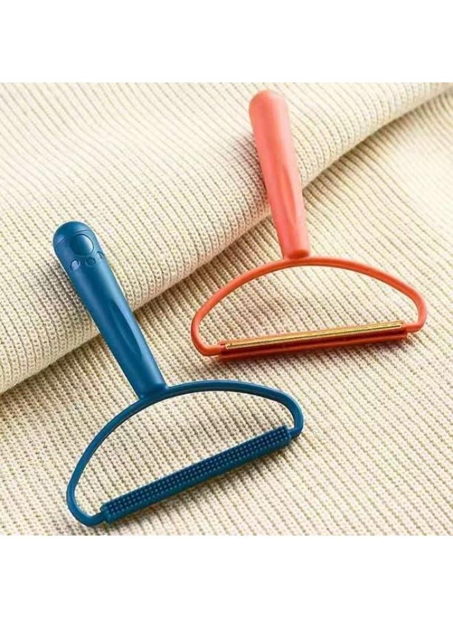 2 Pack Portable Lint Remover For Clothes Fuzz-Reusable Lint Roller For Dog Or Pet Hair Remover For Laundry Couch Dust-Lint Shaver For Protecting Carpet-Floor Mat-Couch-Clothes-Sweater-Carpet (2 Pcs) - Image 3
