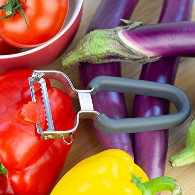Lurch Y Peeler Stainless Steel Vegetable Slicer with Ergonomic Handle - Image 5