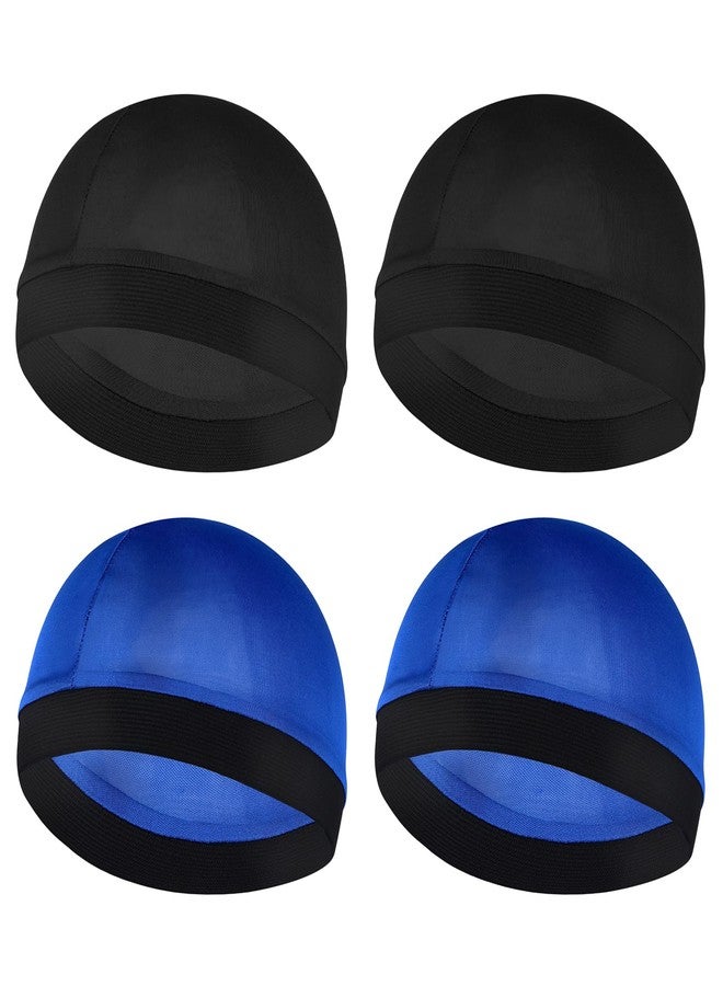 WY LIGHTING LEVEL Silky Bonnet for Men, Wave Cap Satin Silk Hair Bonnet for Sleep, Durags Elastic Band Wave Caps for 360 540 720 Waves, Compression Sleeping Shower Caps Silk Hair Wrap for Men Women (Headsize 20-22In) - Image 1