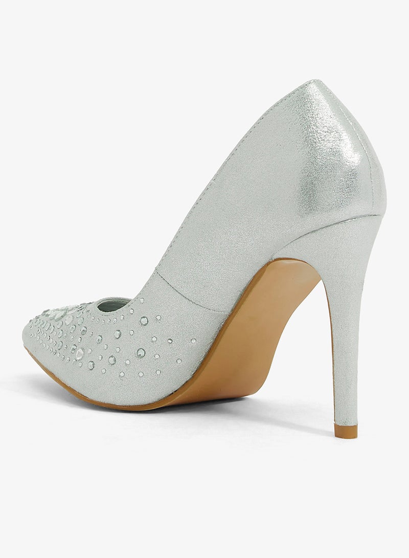 آن ميشيل حذاء حفلات مزين - Image 3