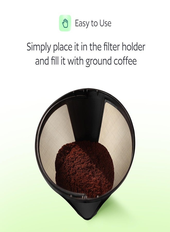 GoodCups #2 Reusable Cuisinart Cone Coffee Filter, Compatible with 4-5 cup Cuisinart Coffee Makers - Image 4