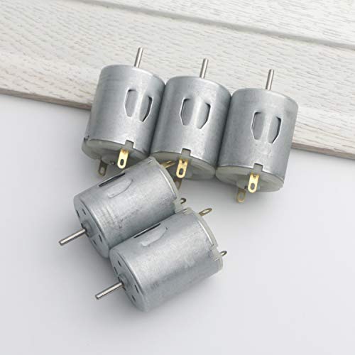 Swhmc Dc Motor 3V-12V 280 Micro Motor 42 x 24 mm for RC Boat Model Toys Diy (Pack of 5) - Image 5