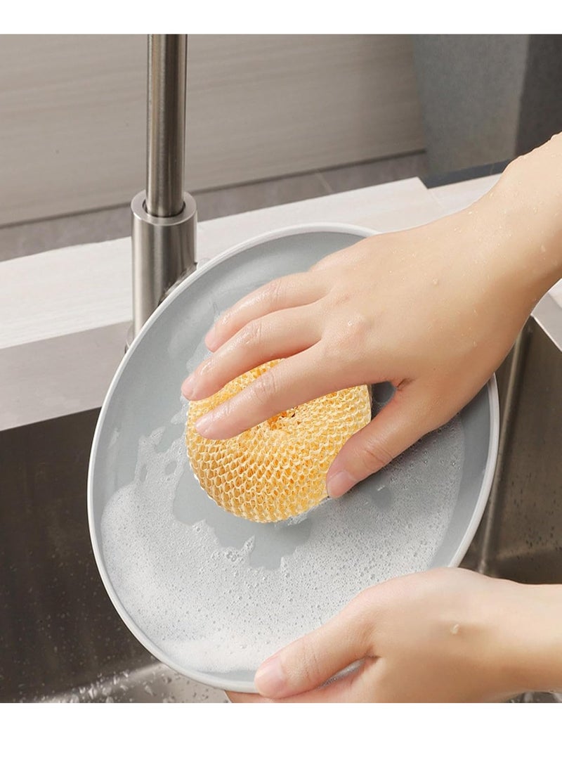 Nylon Coarse Dish Sponge Circular 1 Piece - Image 3
