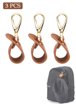 3 Pcs PU Leather Hat Clip, Multifunctional Hat Clip for Travel, Hands-Free Clip-on Holder Strap (Brown) - pzsku/Z50035EECF93C1F5A53CDZ/45/_/1716888560/0b1a29de-3c0c-45b6-95eb-56ab22f6c48f