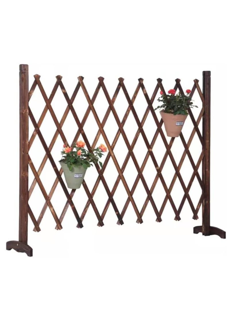 FFD Expandable Garden Trellis Fence, Freestanding Outdoor Pet Safety Fence for Patio, Lawn & Climbing Plants, Expands to 70x70cm - Image 1