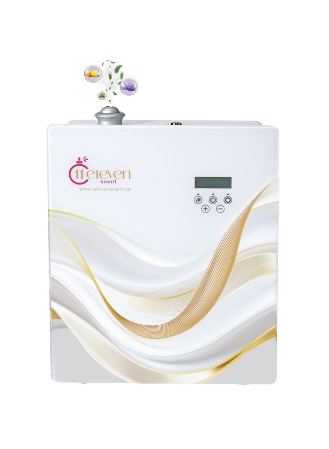 أحد عشر رائحة آلة توزيع العطور Eleven Scent بسعة 1000 مل، تعمل بالتحكم عبر الواي فاي والبلوتوث، موزع زيوت عطرية للعلاج بالروائح مع إمكانية ضبط شدة العطر، جهاز تعطير منخفض الضوضاء مناسب للمنزل والمكتب والفنادق والمنتجعات الصحية. - Image 1