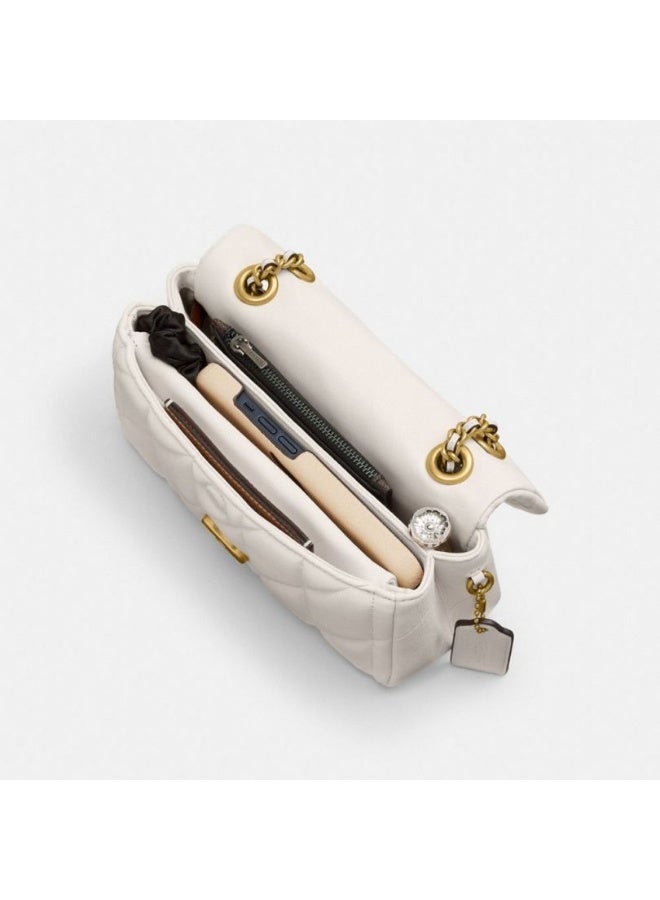 coachoutlet Quilted Leather Shoulder Bag with Signature Gold C Turnlock & Chain Strap - Luxurious Designer Handbag for Women, Perfect for Everyday - Tabby 20 - Image 4