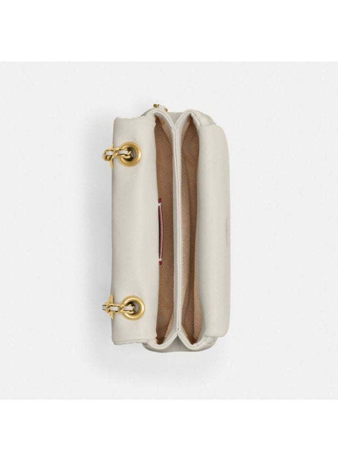 coachoutlet Quilted Leather Shoulder Bag with Signature Gold C Turnlock & Chain Strap - Luxurious Designer Handbag for Women, Perfect for Everyday - Tabby 20 - Image 5