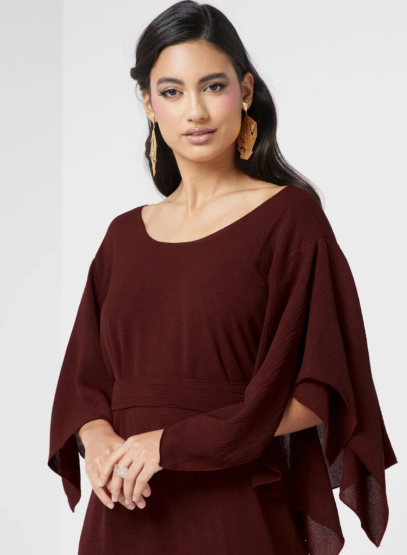 hayas closet Flowing Maxi Dress