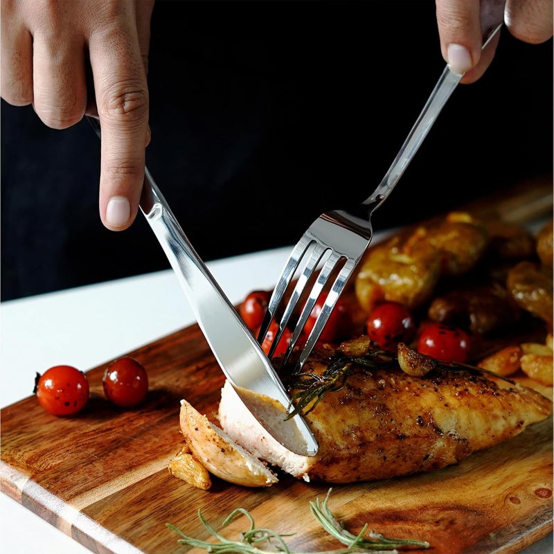 MEYER Meyer 6pcs HighGloss Stainless Steel Tea Fork Set Durable CorrosionResistant NonToxic Heat and Stain Resistant I Length 14cm Thickness 2mm  - Image 4