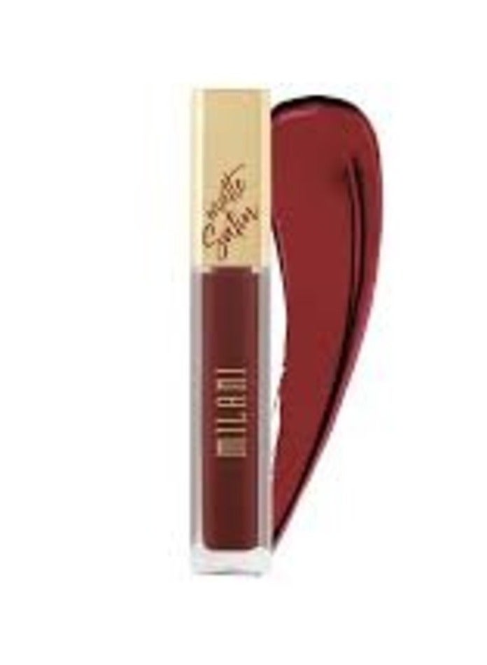 Milani Amore Satin Matte Lip Crème - Shade  Elegant | Long-Lasting, Lightweight, Velvet-Matte Finish | Hydrating, Full-Coverage Liquid Lipstick - Image 1