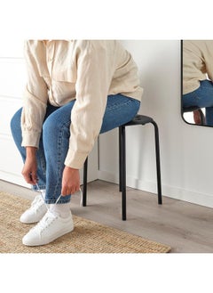 Zaboon Stool, Black, 45 Cm  - Image 3