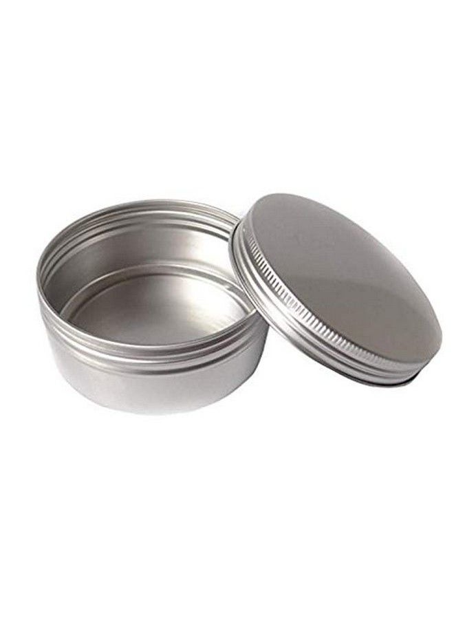 ASTRQLE - 12 Pcs 5 Ml 0.17Oz Small Ounce Empty Silver Aluminum Tins Metal Steel Jar Cans Sample Cosmetic Containers Slip Slide Bottle Box With Twist Cover For Salves Make Up Eye Shadow Powder Lip Balm - Image 1