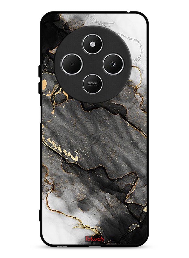 Tolwak Xiaomi Redmi 14R 5G Protective Case Cover Glitter Marble - Image 1