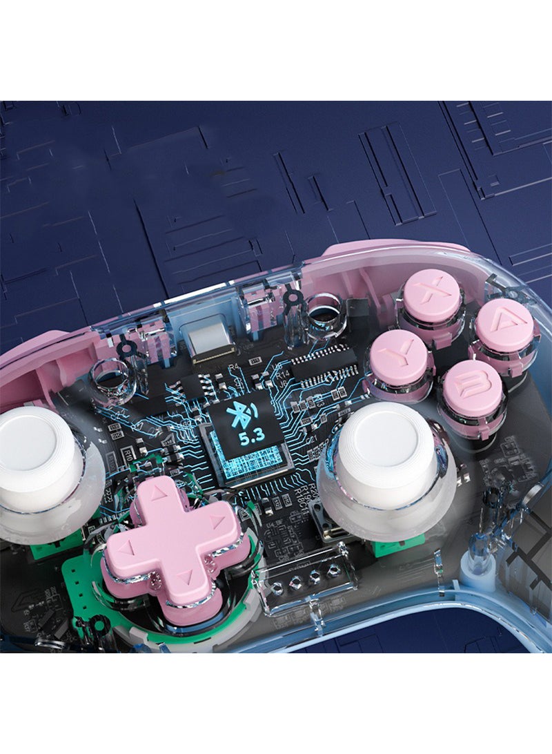 Wireless Game Controller For Switch, PC, Androids Bluetooth Joystick With Vibration Gamepad New, Gyro Axis, Motion Support Wake Up - Image 2