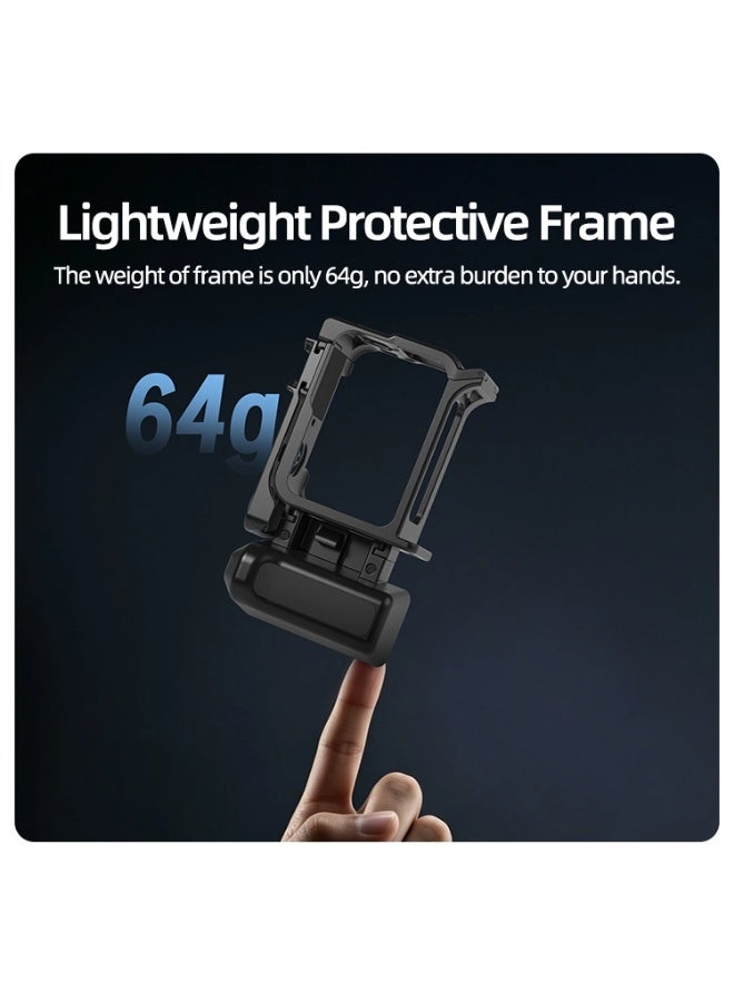 Sunnylife 2-in-1 Detachable Protective Frame & Street Photography Handle Ergonomic Hand Grip Quick Release Shutter Handle for Insta360 Ace Pro 2/1 - Image 5