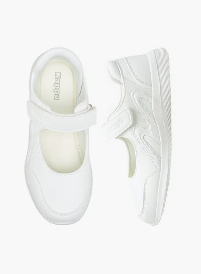 Kappa Girls' Textured School Shoes with Hook and Loop Closure