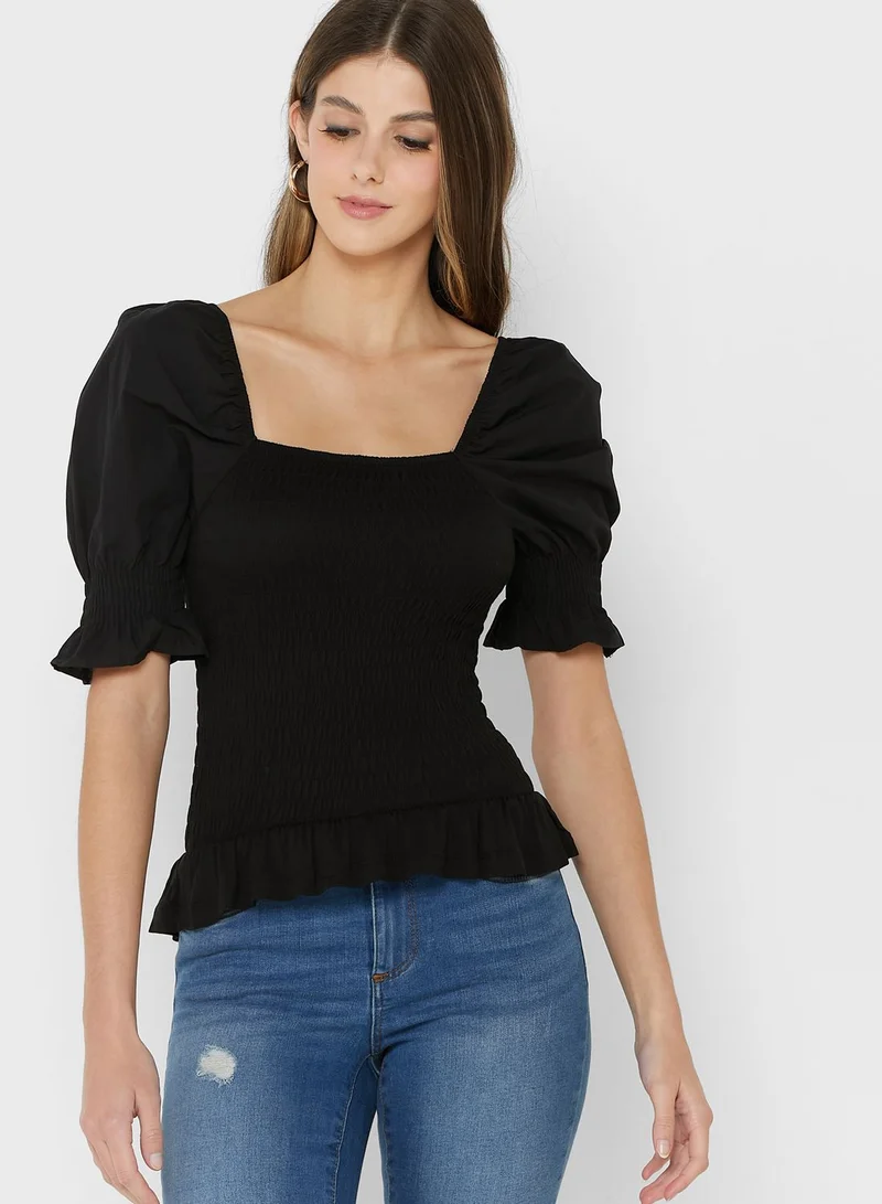 VERO MODA Shirred Top