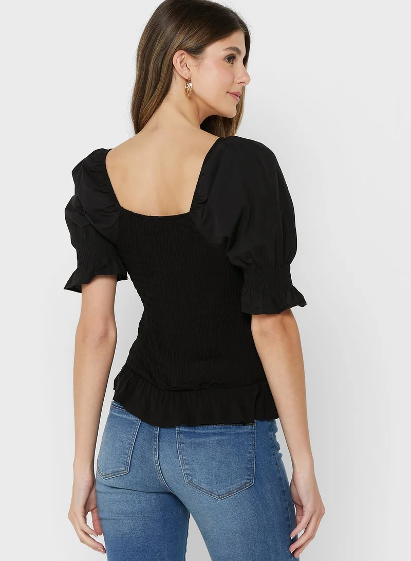 VERO MODA Shirred Top