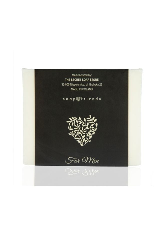 الصابون والأصدقاء صابون فاخر للرجال | صابون المسك ١٣٠ غرام للتنظيف اليومي برائحة أنيقة من Soap&Friends - Image 1