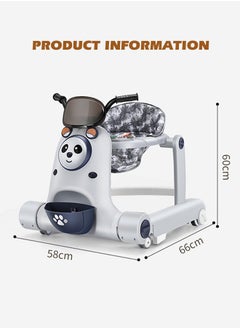 3 In 1 Anti Rollover Baby Walker Baby Push Walker for Girls and Boys Seated and Walk Behind Infant Walkers Foldable Baby Walker with Wheels Baby Activity Center with Height Adjustable For Toddler 6 to 24 Months - pzsku/Z500489A49557872BDADCZ/45/_/1733715154/957ecf19-1591-473e-bdfd-a5ac33ef77f4