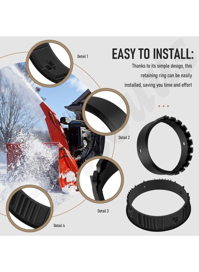 Haiouus 585193MA 337227MA Retainer Ring Compatible with Murray B&S Craftsman Retaining Ring Outer and Inner Snowblower Chute - Image 5