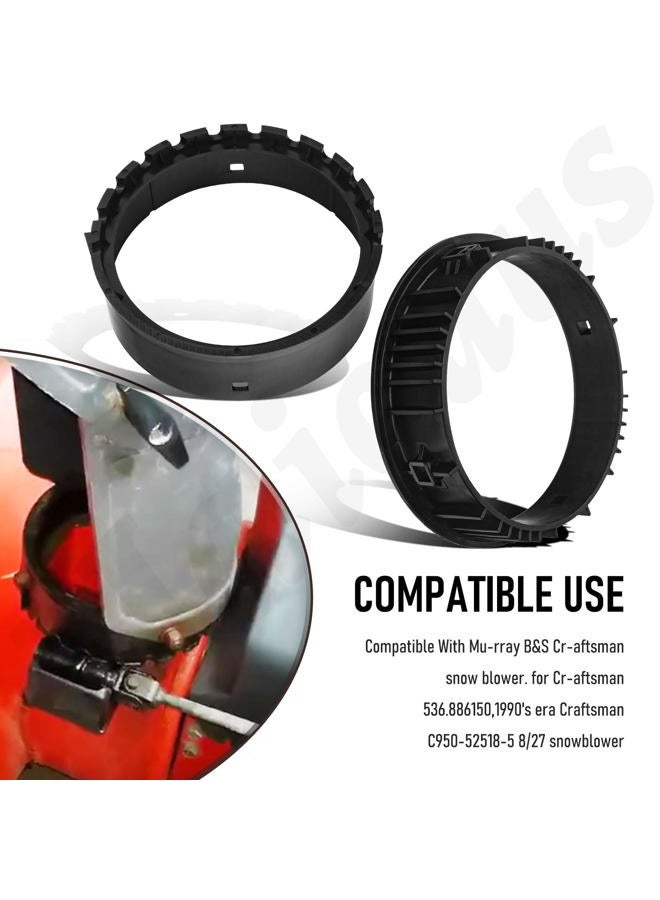 Haiouus 585193MA 337227MA Retainer Ring Compatible with Murray B&S Craftsman Retaining Ring Outer and Inner Snowblower Chute - Image 4