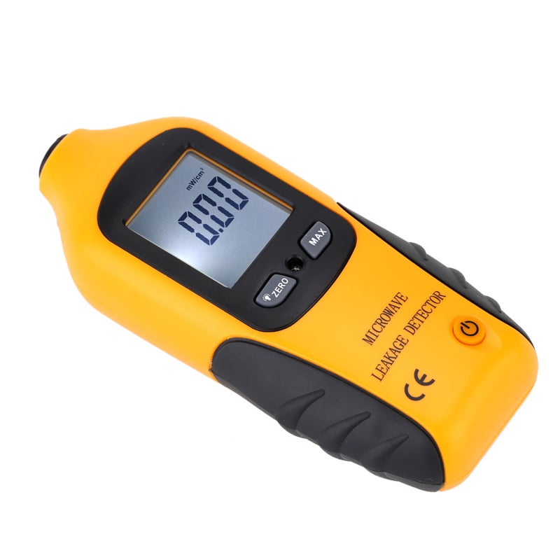 Microwave Leakage Detector: Yellow & Black Portable High Sensitivity Device - Digital LCD Display With Backlight Radiation Detector for Home Kitchen & Daily Use - Image 4