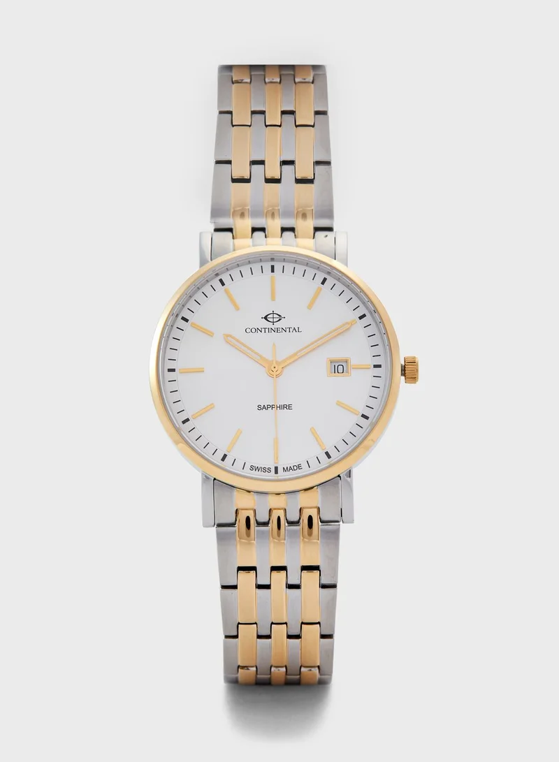 CONTINENTAL Steel Strap Analog Watch