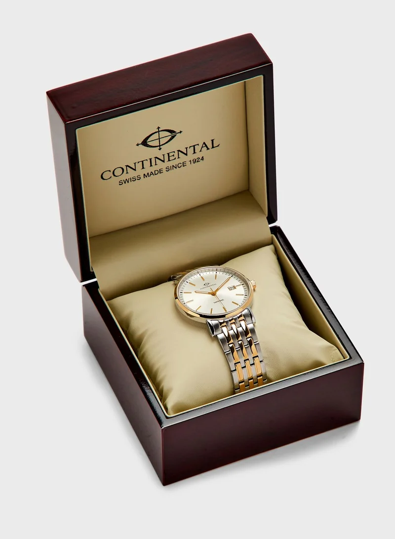 CONTINENTAL Steel Strap Analog Watch