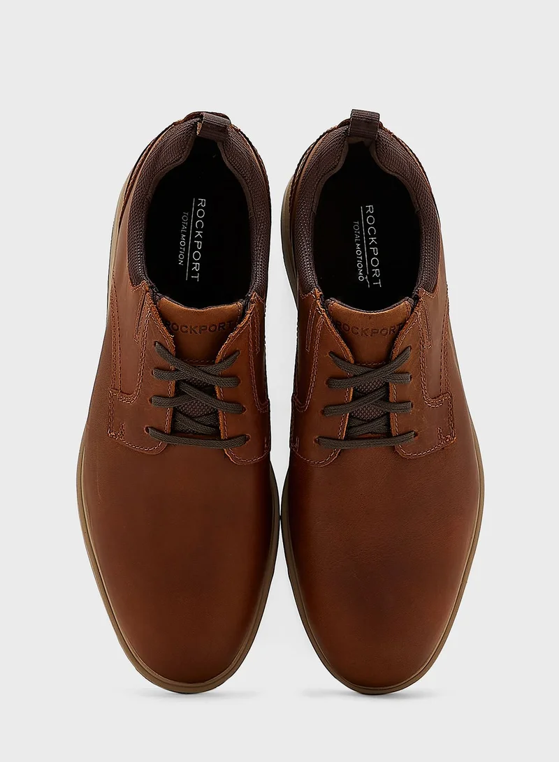 Rockport City Plain Toe Lace Ups