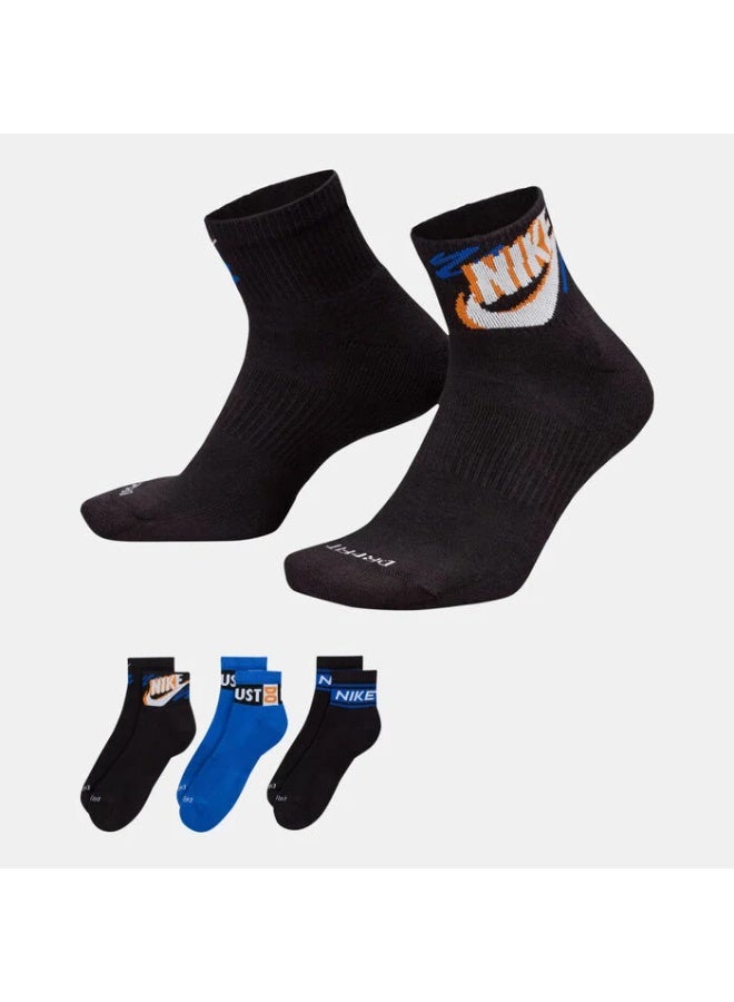 Nike Unisex Nike Everyday Plus Ankle Socks 3-Pair Sport - Image 4