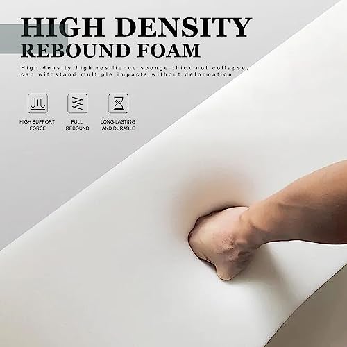 WUIOYNF Mattress Extender, Bed Gap/Space Filler, Headboard Pillow Between Headboard and Mattress or Wall, High-Density Foam with Removable Cover(Light Grey-54 * 2 * 8in) - Image 5