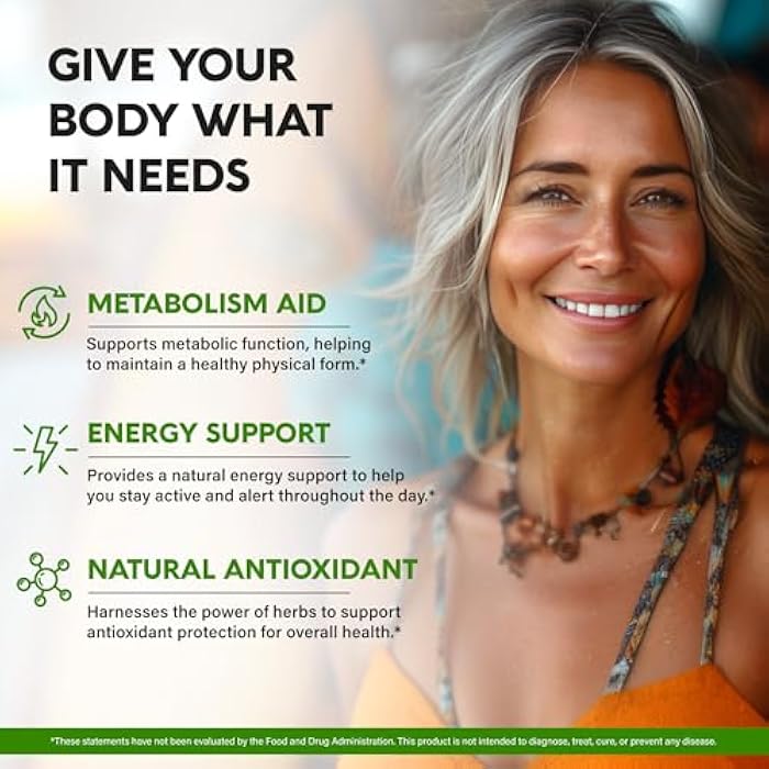 NUTRAHARMONY Green Tea Extract - 50% EGCG, Extra Strength 20:1 Extract - Natural Green Tea Supplement + Green Coffee Beans & Apple Cider Vinegar - Energy & Metabolism Support - for Men & Women - Vegan 120 Capsules - Image 3