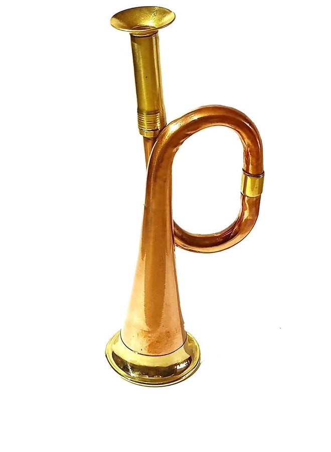 Stotram Pure Brass/Copper Bugle Best Gifts Kids Toys Real Baby Bugle to Play Handicraft Gift 6 Inch,Gold Color - Image 5