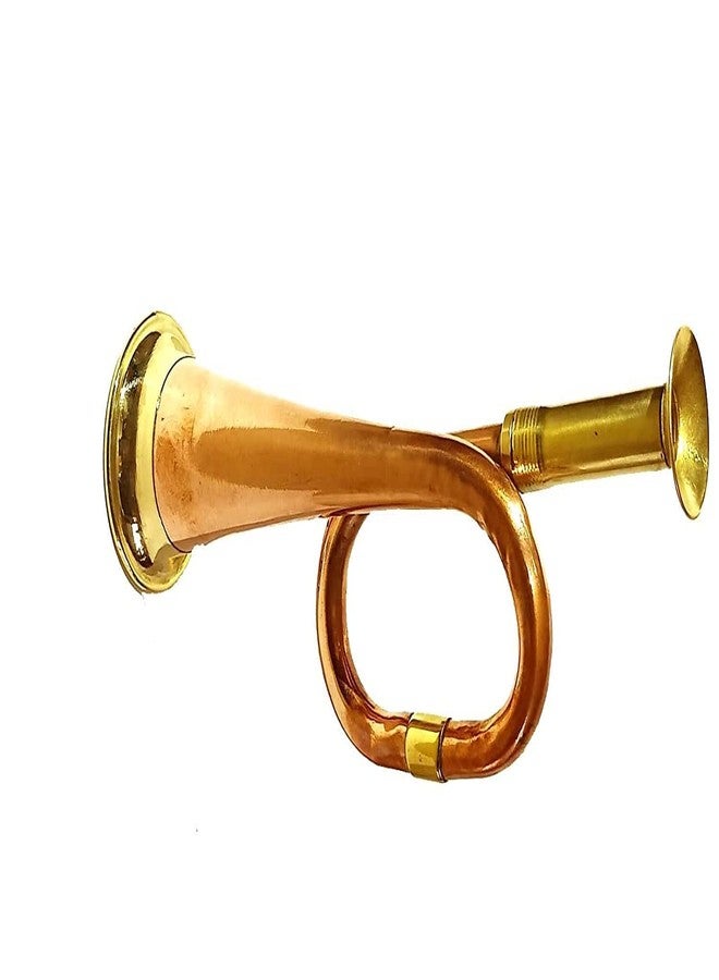 Stotram Pure Brass/Copper Bugle Best Gifts Kids Toys Real Baby Bugle to Play Handicraft Gift 6 Inch,Gold Color - Image 2