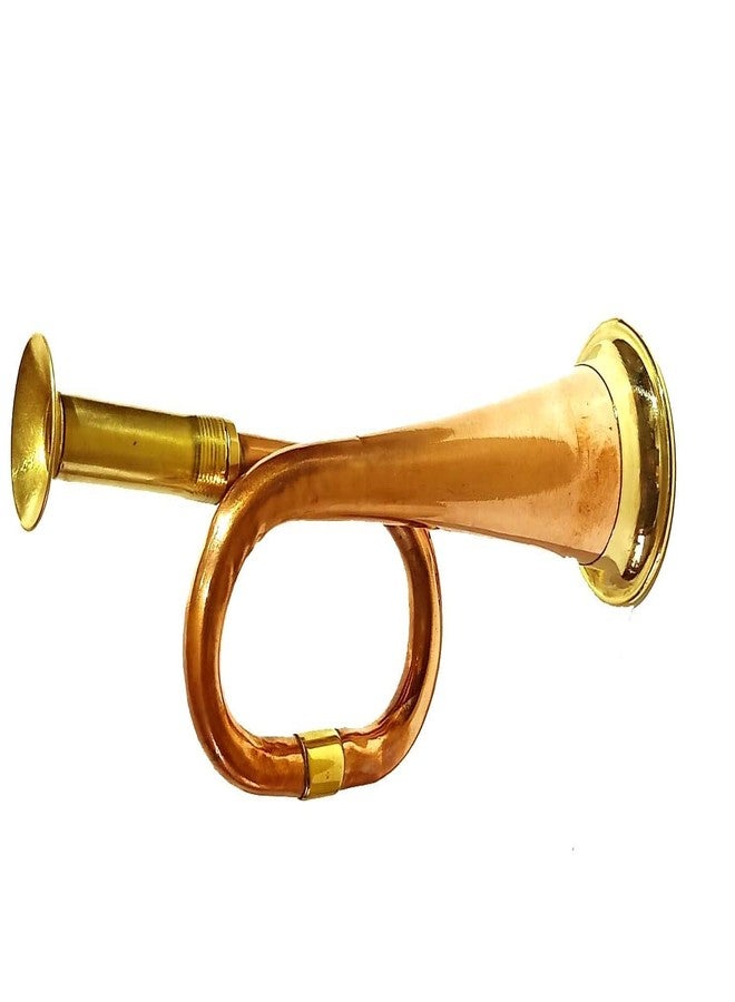 Stotram Pure Brass/Copper Bugle Best Gifts Kids Toys Real Baby Bugle to Play Handicraft Gift 6 Inch,Gold Color - Image 3