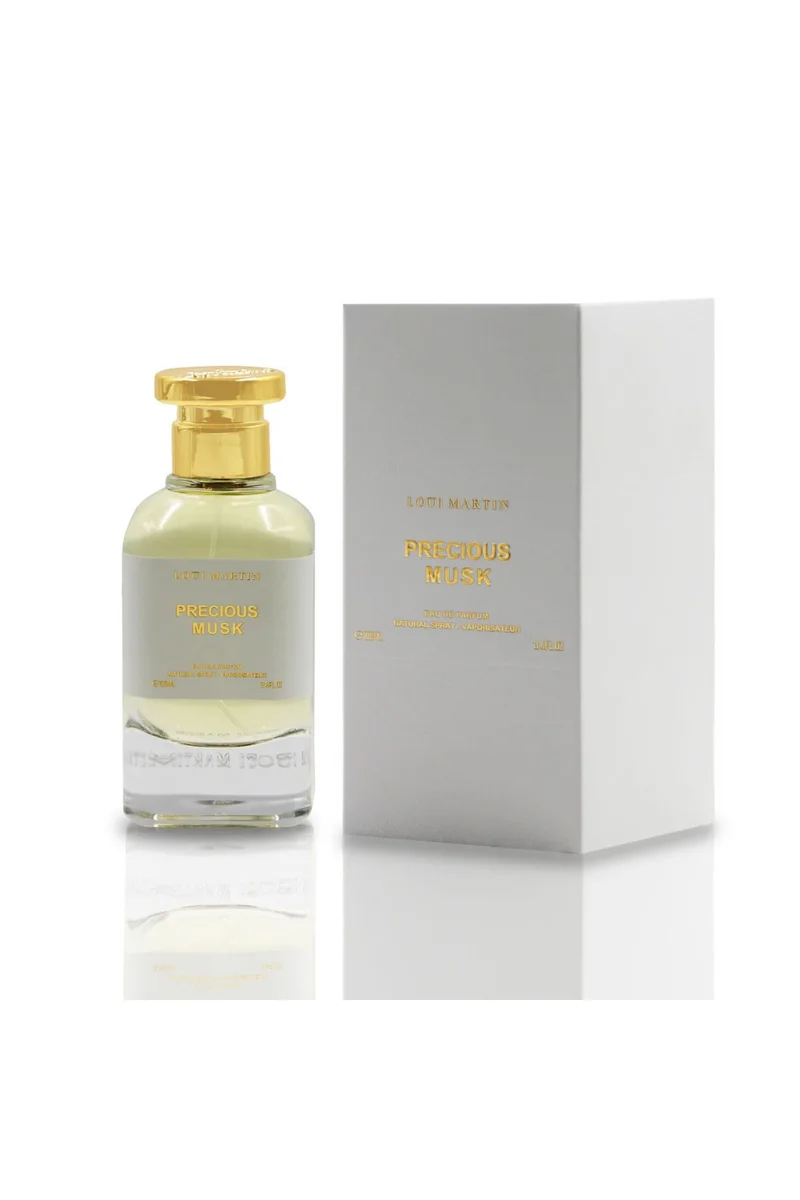 Loui Martin Precious Musk Eau de Parfum 100ml | Clean Woody & Airy Musk Fragrance | Soft, Warm & Skin-Like Scent
