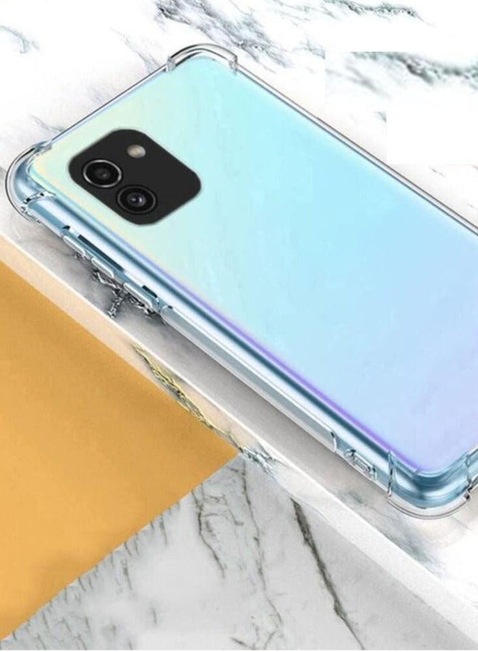 Protective and shockproof cover for the Samsung Galaxy A04 Clear With screen protector - Image 2