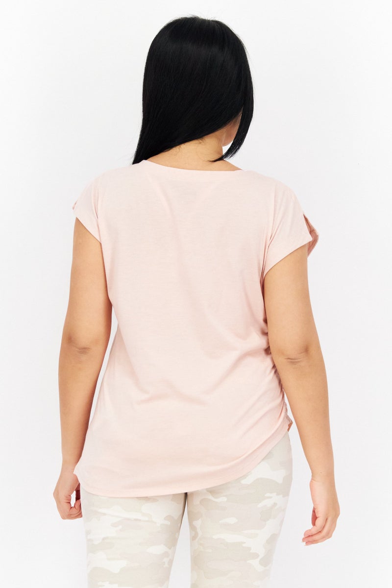 PUMA Women Sportwear Fit Cap Sleeve Training Top, Light Pink - Image 4