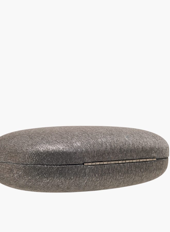 Flora Bella By Shoexpress Women Textured Clutch with Flap Closure and Chain Strap Ramadan Collection - Image 5