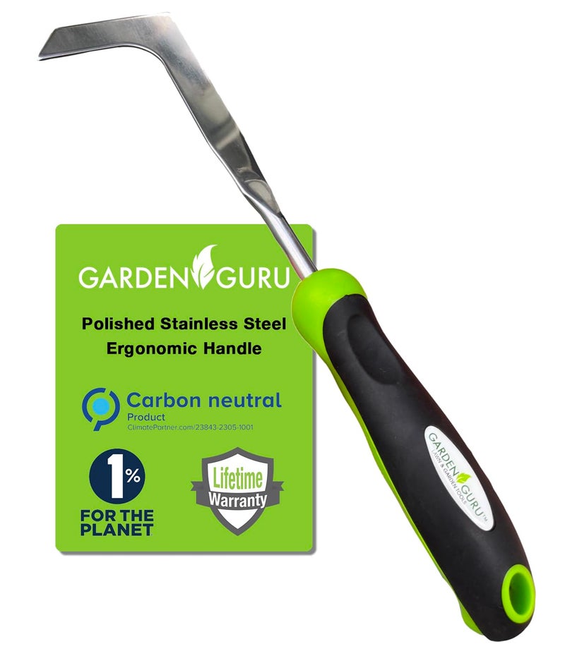 Garden Guru Lawn & Garden Tools Garden Guru Patio Crack Weeder Tool with Ergonomic Handle â€“ Stainless Steel Weed Puller for Patio Sidewalk Driveway Cracks | Rust Resistant - Image 1