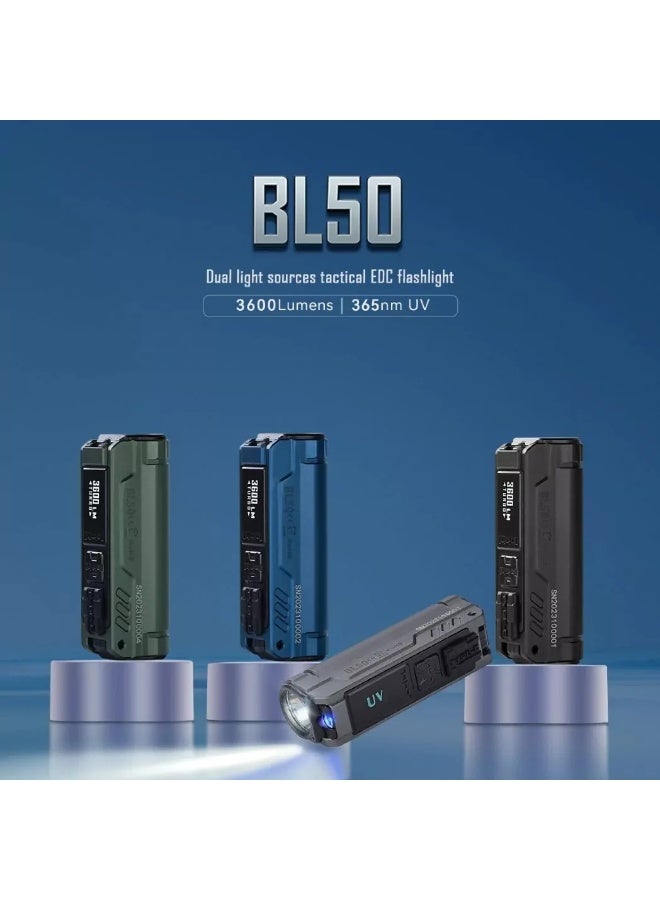 IMALENT BL50 Dual Light 3600 Lumens Sources EDC Flashlight - Image 3