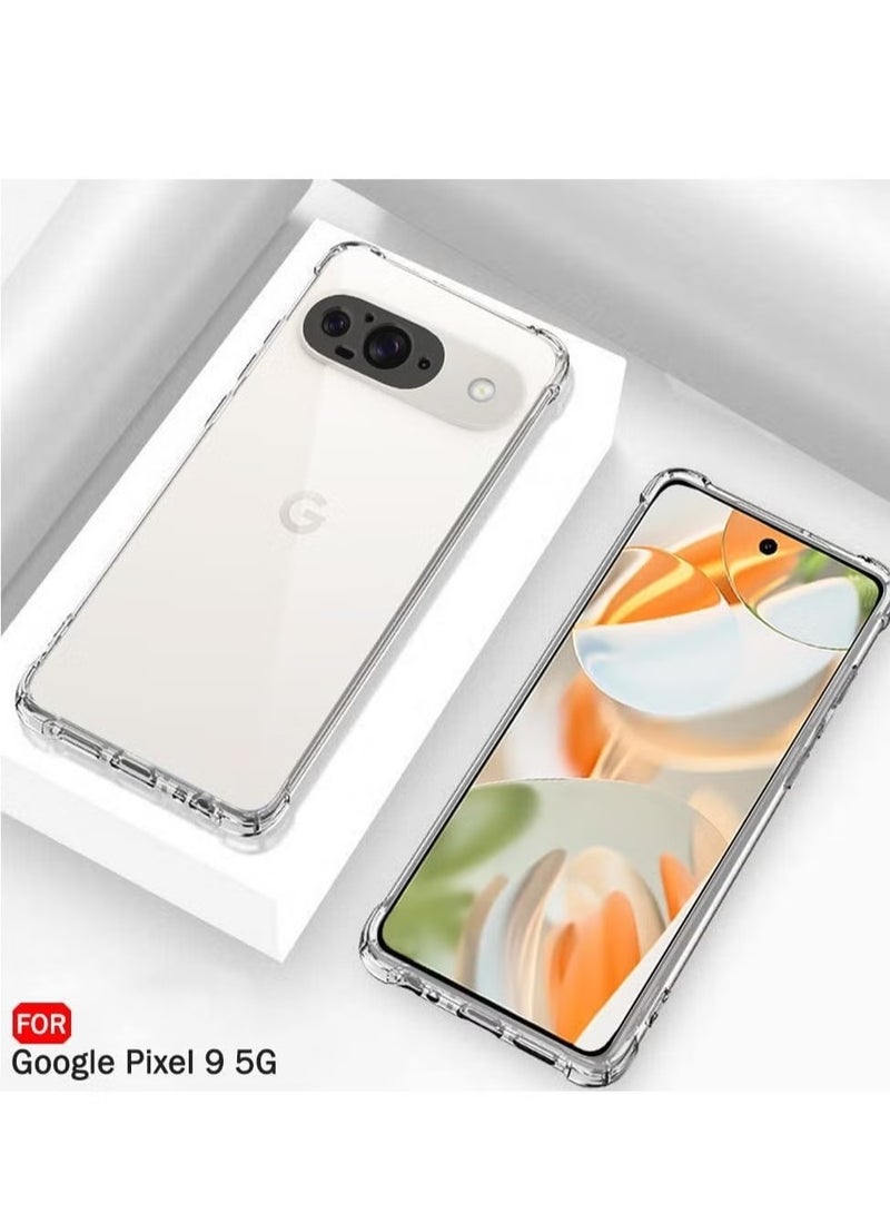 TIGER Google Pixel 9 Case Cover | Protective Shock Absorption Bumper Case with Camera Protection | Crystal Clear Soft TPU Transparent Case for Google Pixel 9 5G | Slim, Durable, and Impact-Resistant - Image 5